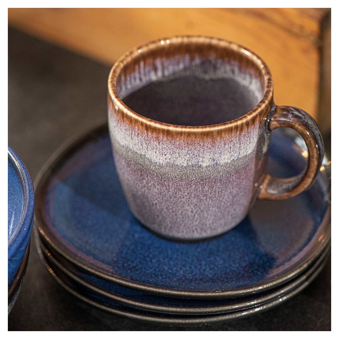 like. by Villeroy & Boch Lave bleu Kaffeeuntertasse