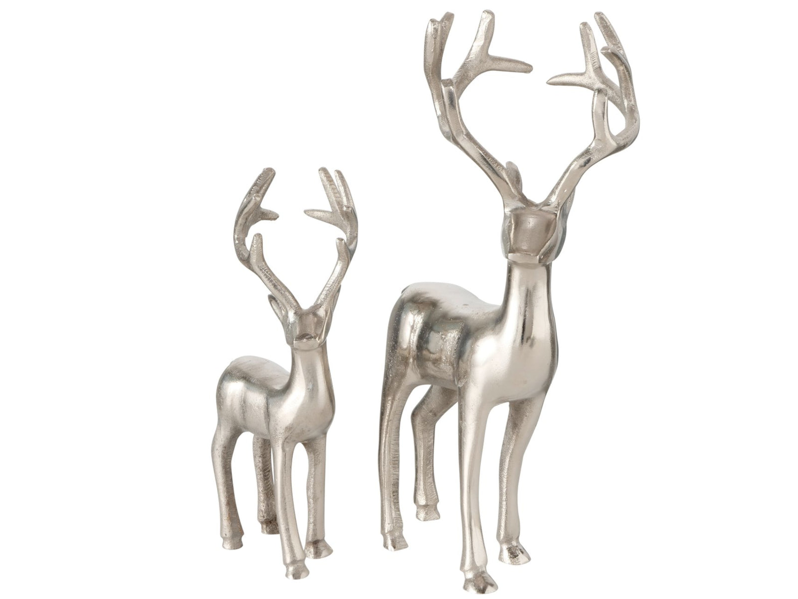 Boltze Thielo Figur Hirsch silber 26cm (1 Stück) Freisteller 1