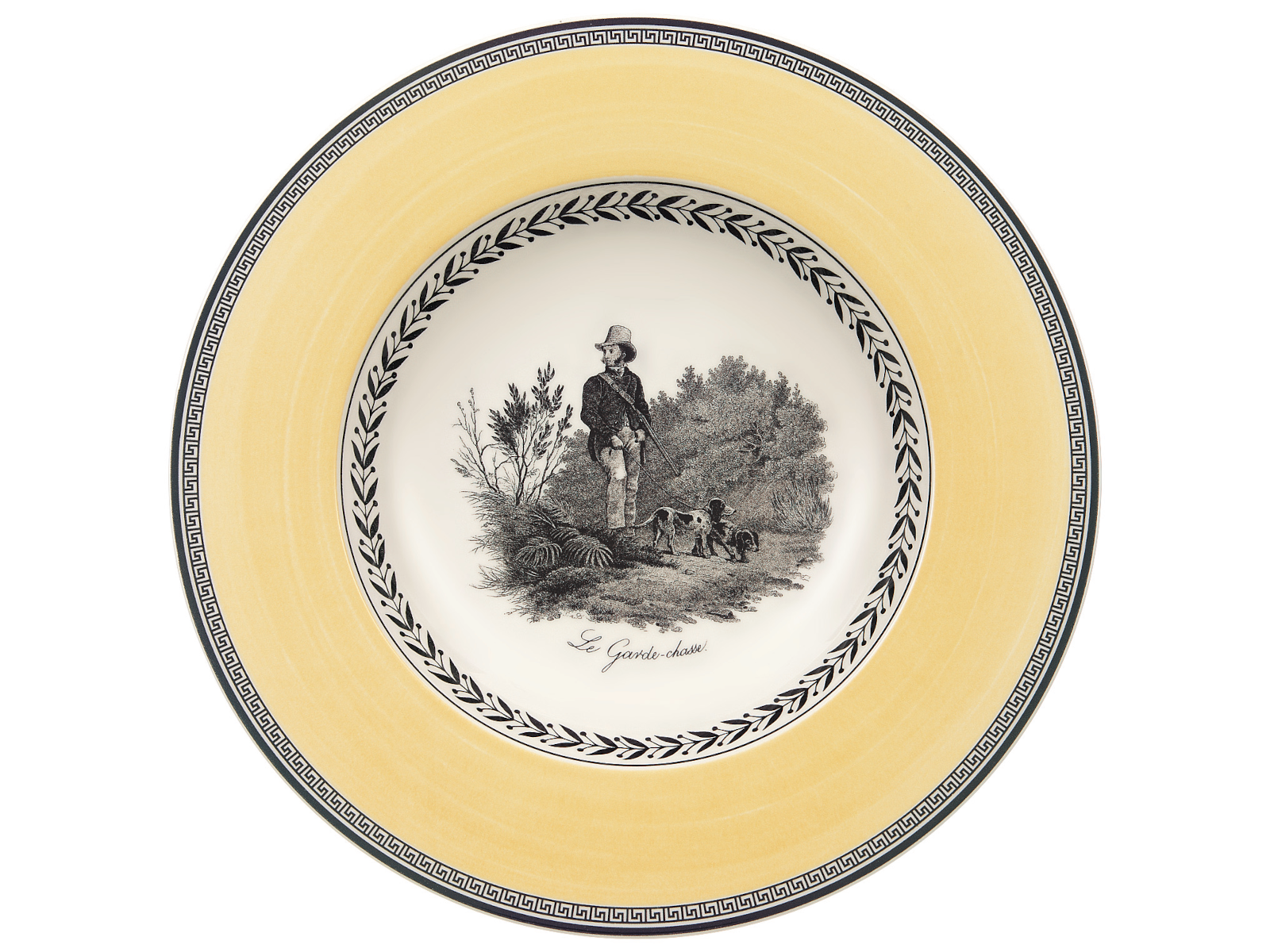 Villeroy & Boch Audun Chasse Suppenteller 24 cm Freisteller