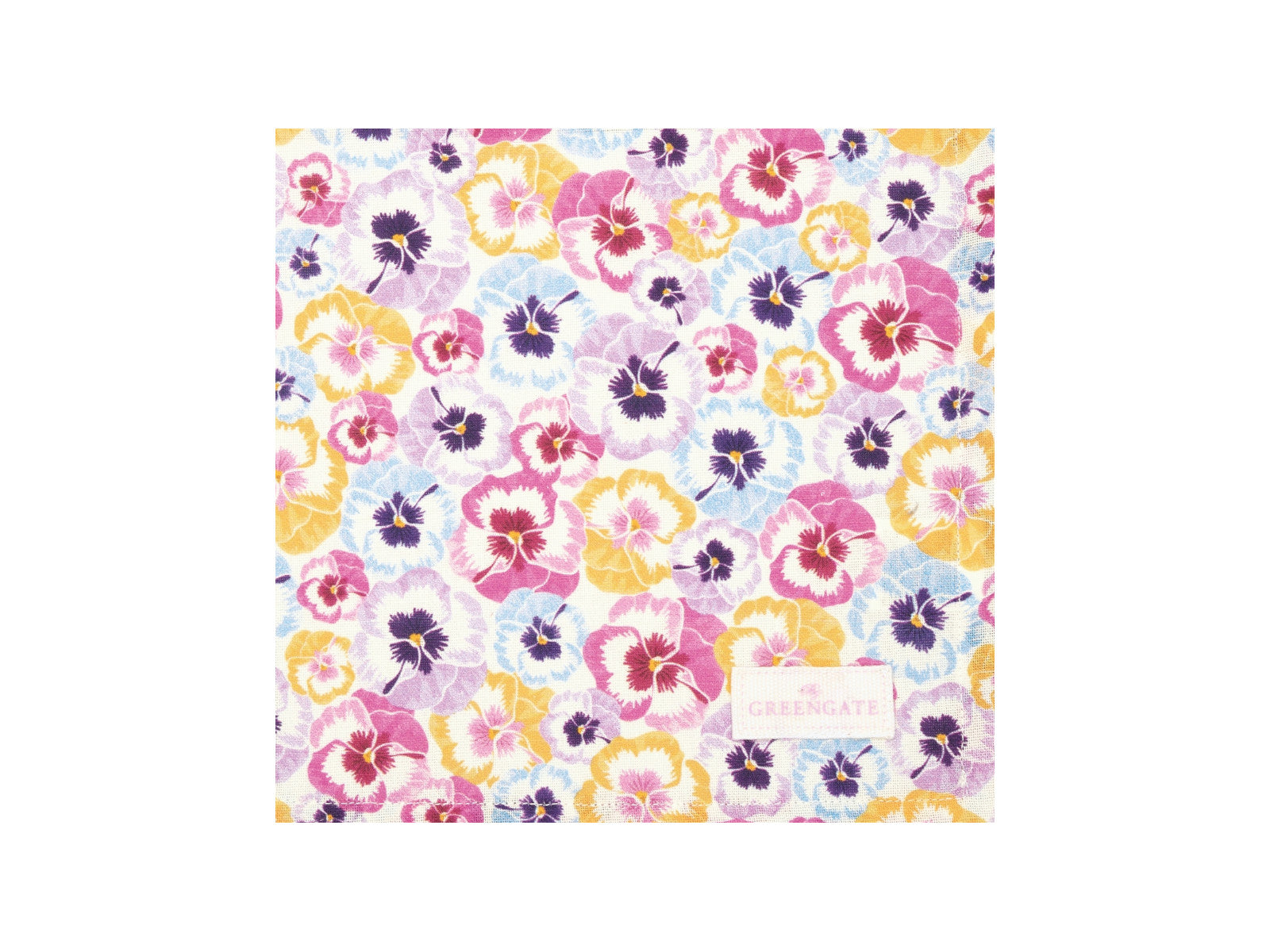 Greengate Anine Stoffserviette pink 40 x 40 cm Freisteller