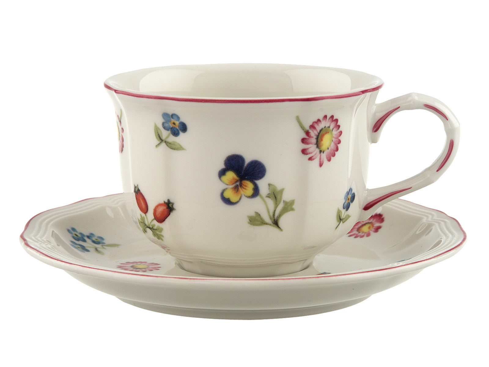 Villeroy & Boch Petite Fleur Teetasse mit Untertasse 2tlg. Freisteller