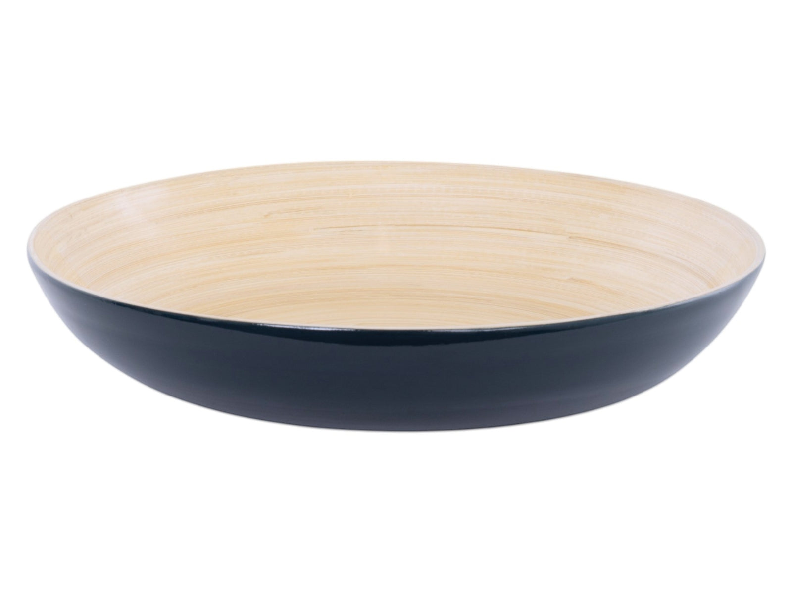 albert L. (punkt) Bambus-Schüssel stahlblau 30x5,5cm - Produktbild 1