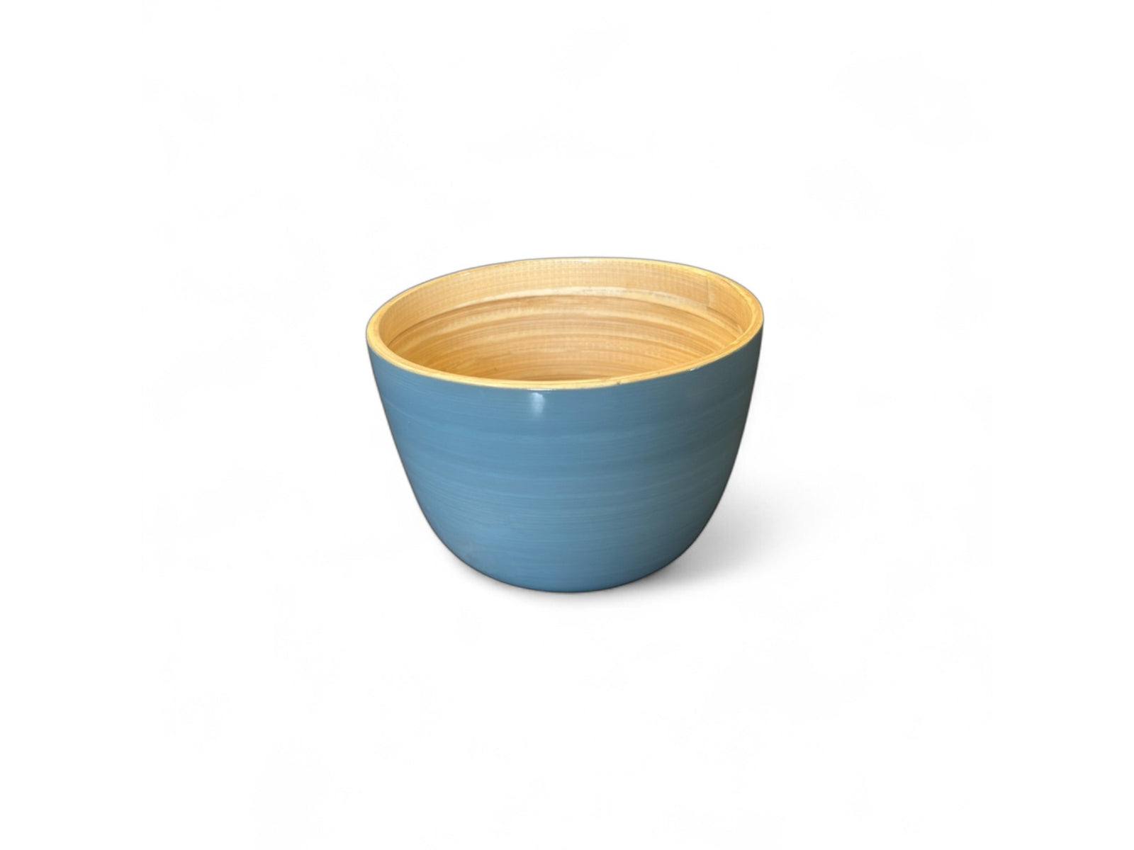 albert L. (punkt) Bambus-Schüssel taubenblau 15x10cm