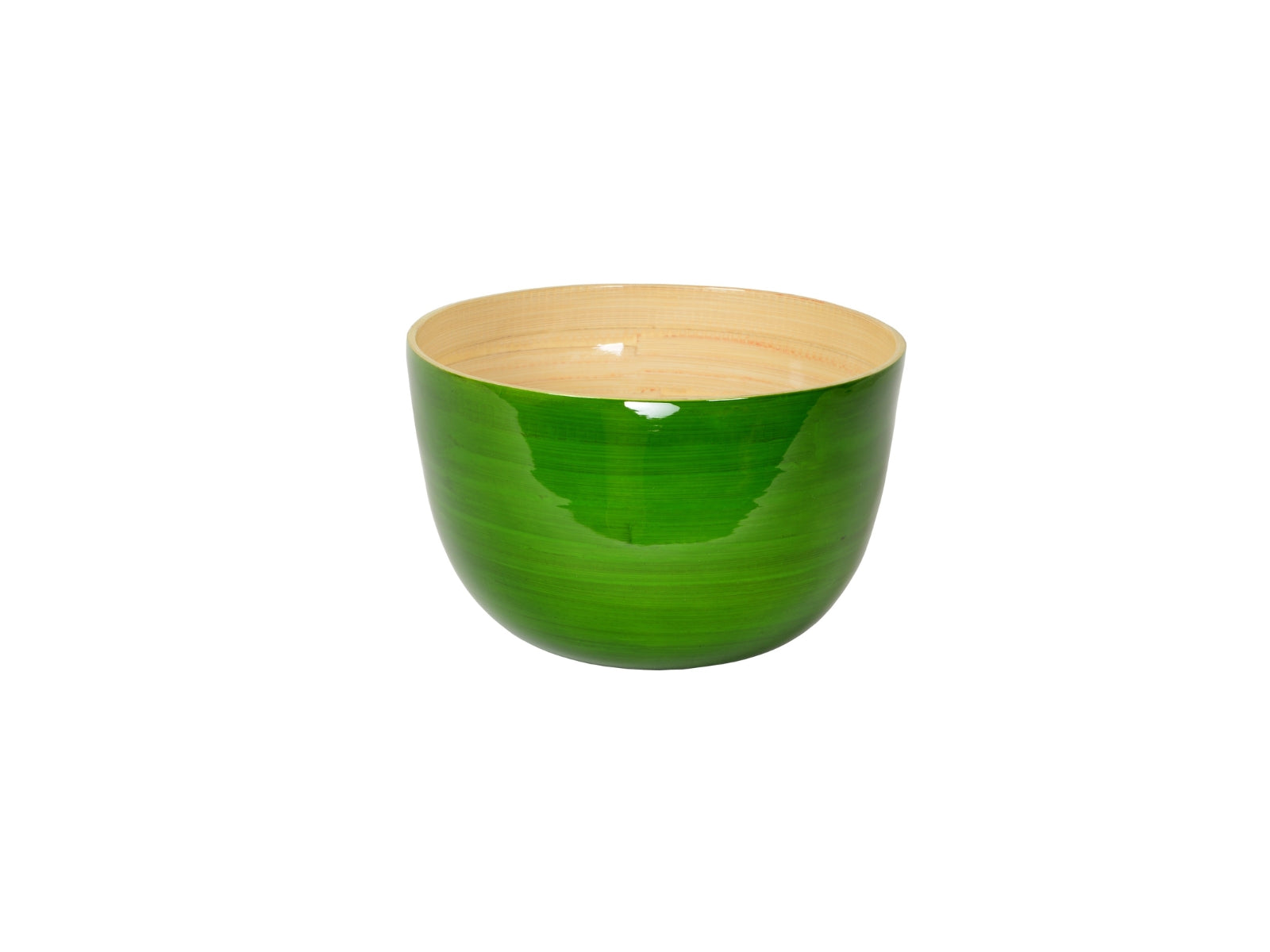 albert L. (punkt) Bambus-Schüssel grasgrün 22x14cm - Produktbild 1
