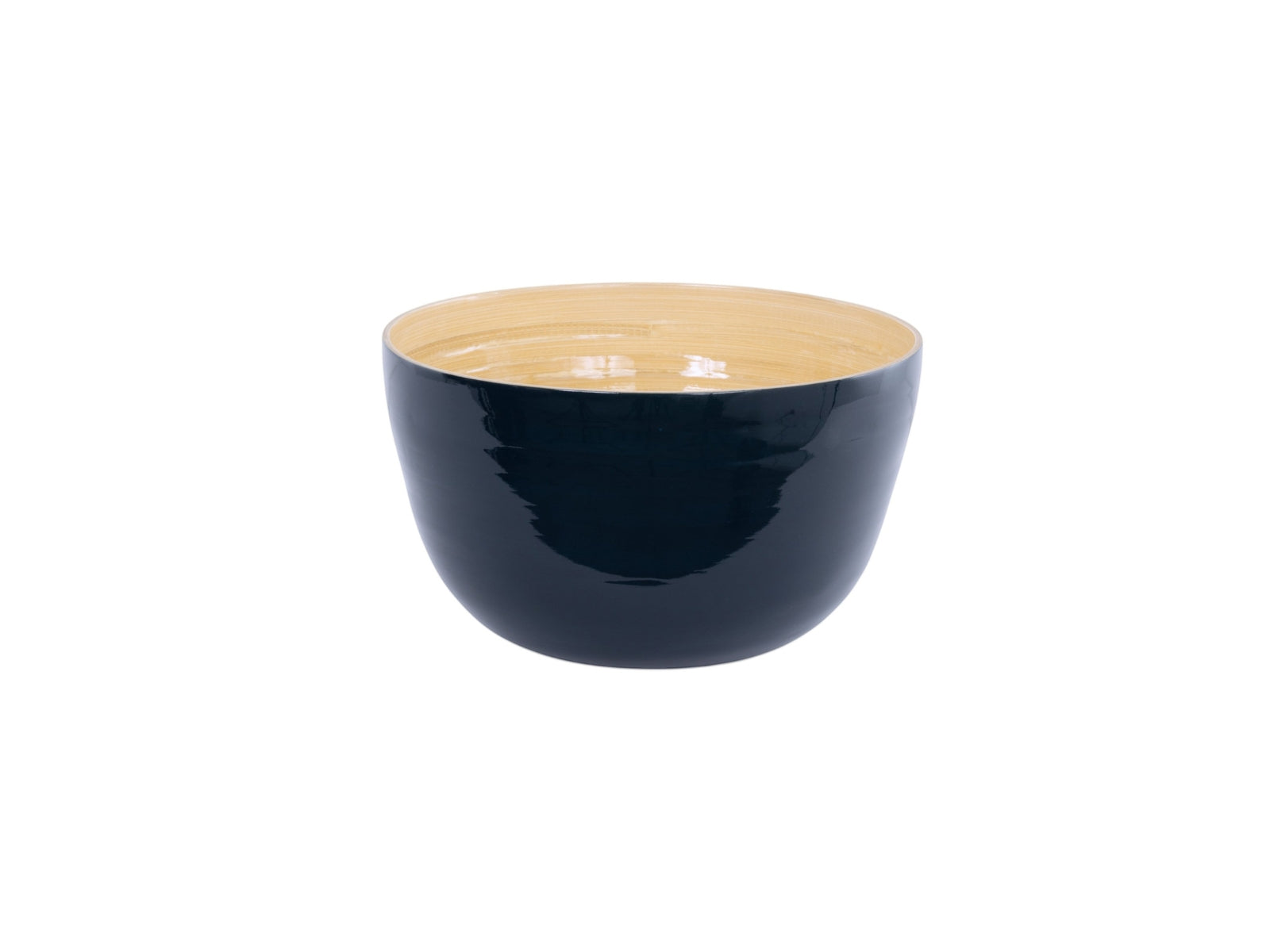 albert L. (punkt) Bambus-Schüssel stahlblau 22x14cm - Produktbild 1