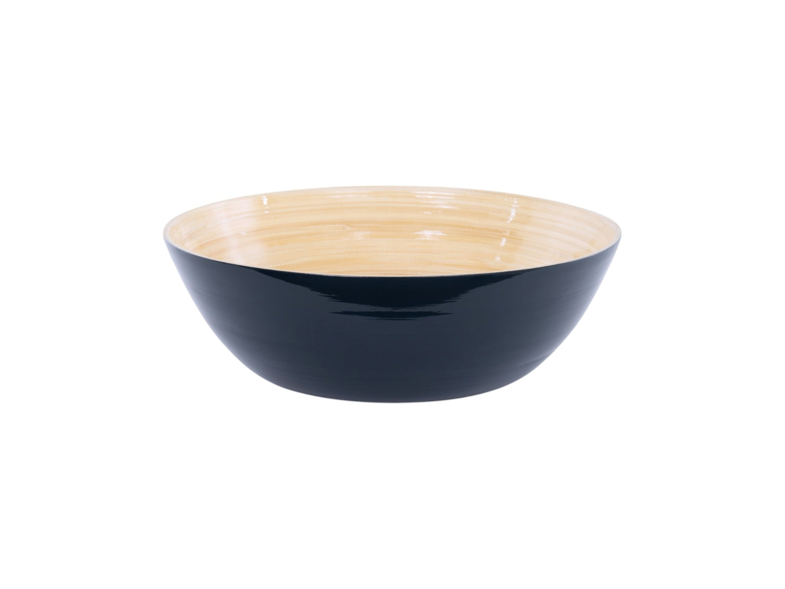 albert L. (punkt) Bambus-Schüssel stahlblau 30x10cm - Produktbild 1