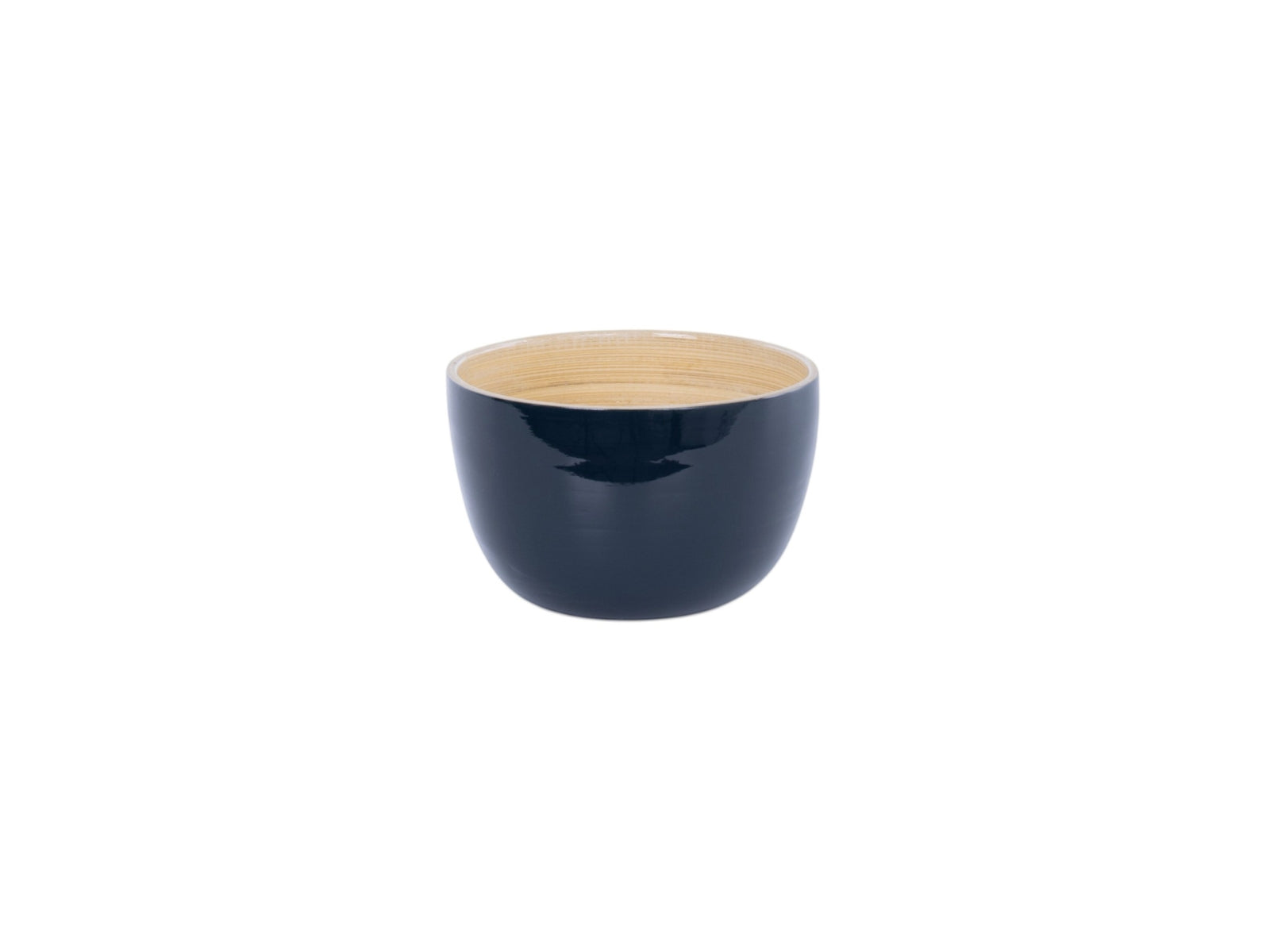albert L. (punkt) Bambus-Schüssel stahlblau 12x8cm - Produktbild 1