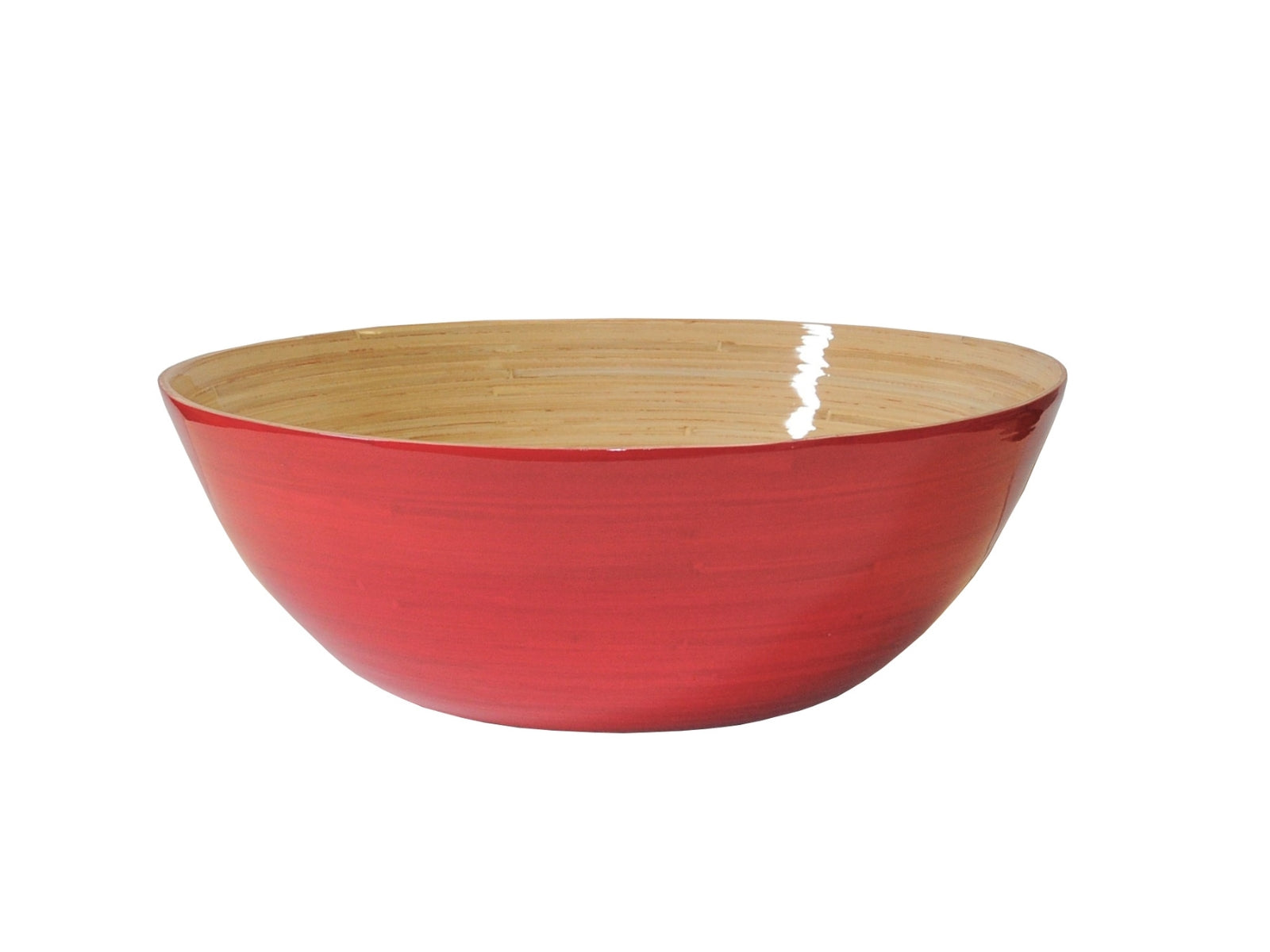 albert L. (punkt) Bambus-Schüssel fuchsia 40x14cm - Produktbild 1