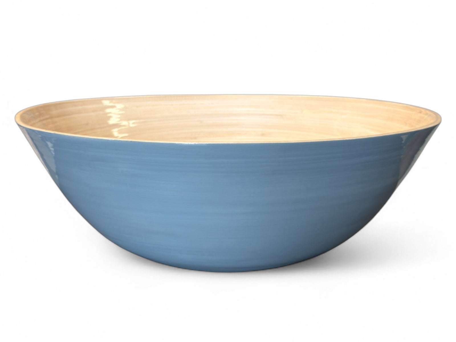 albert L. (punkt) Bambus-Schüssel taubenblau 30x10cm - Produktbild 1