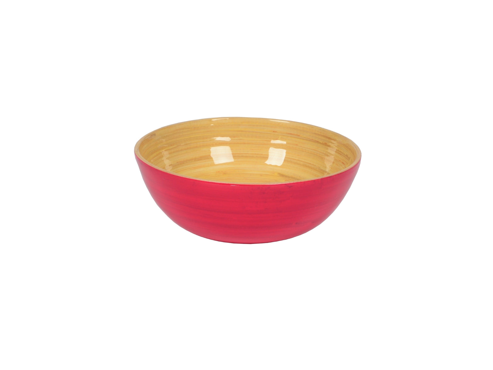 albert L. (punkt) Bambus-Schüssel fuchsia 18x7cm - Produktbild 1