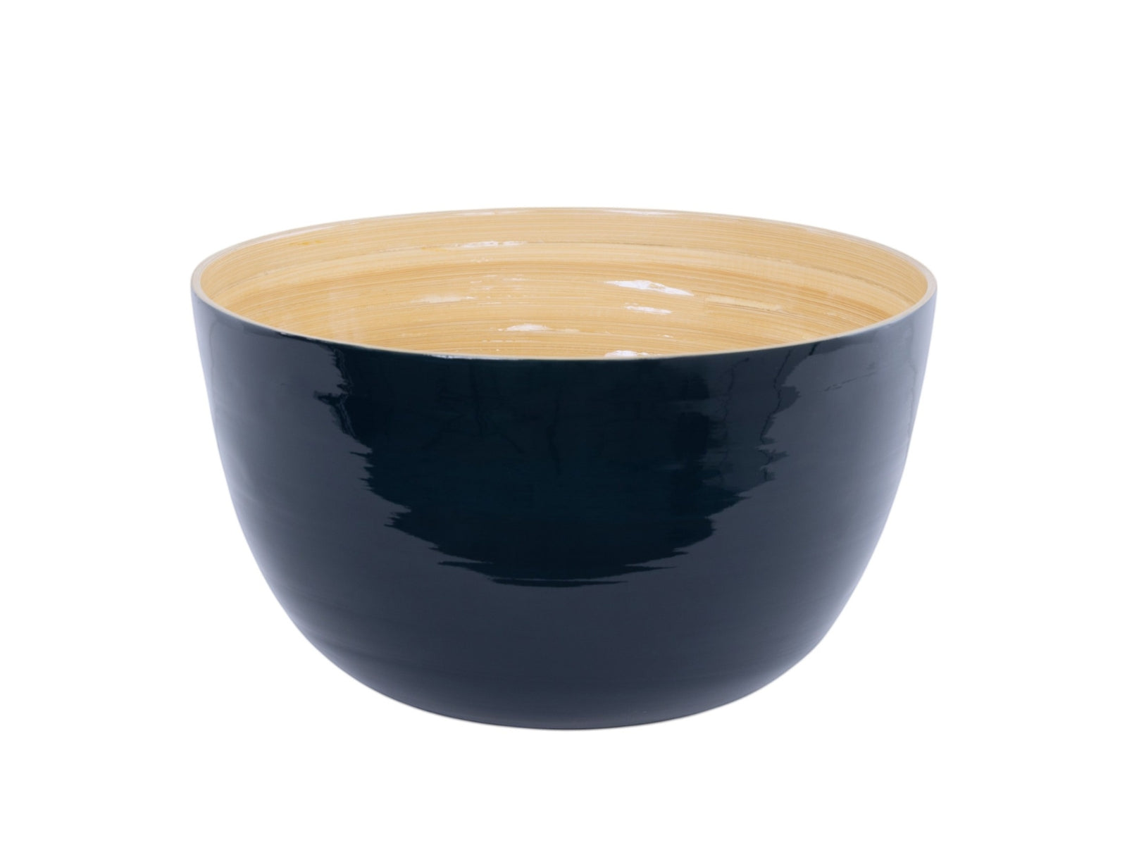 albert L. (punkt) Bambus-Schüssel stahlblau 26x15cm - Produktbild 1