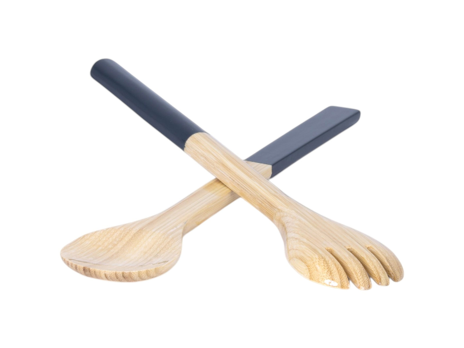 albert L. (punkt) Bambus-Besteck stahlblau 37,5cm - Produktbild 1