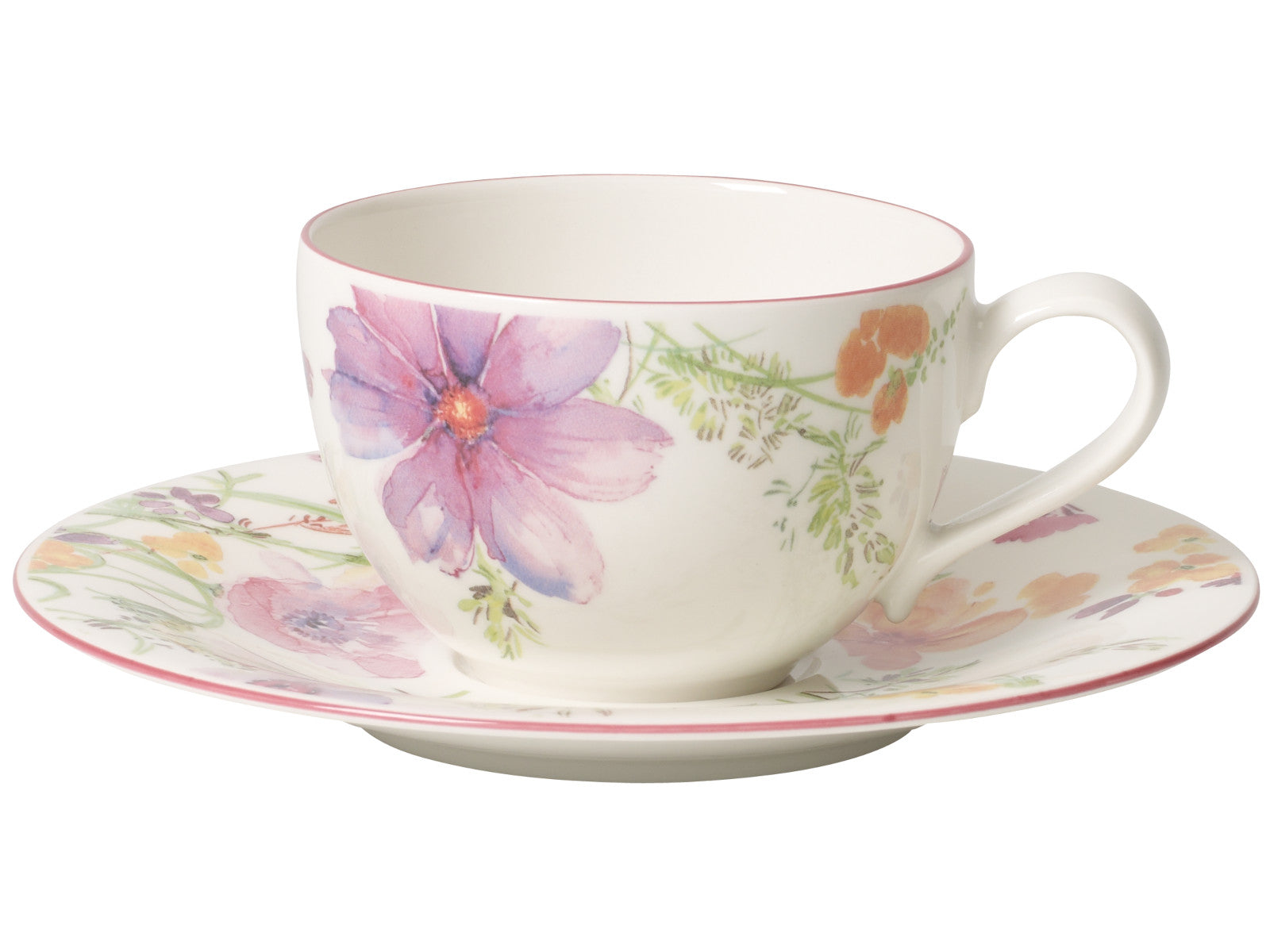 Villeroy & Boch Mariefleur Basic Kaffeetasse mit Untertasse 2tlg. Freisteller