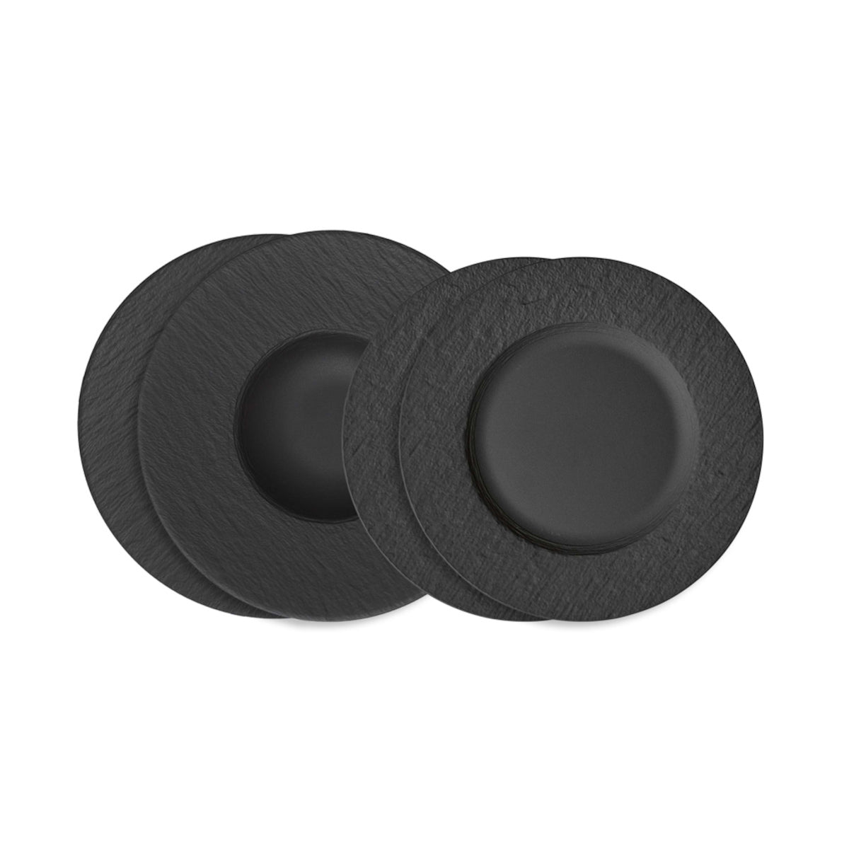 Villeroy & Boch 1042398548 Manufacture Rock Tafelset 4tlg