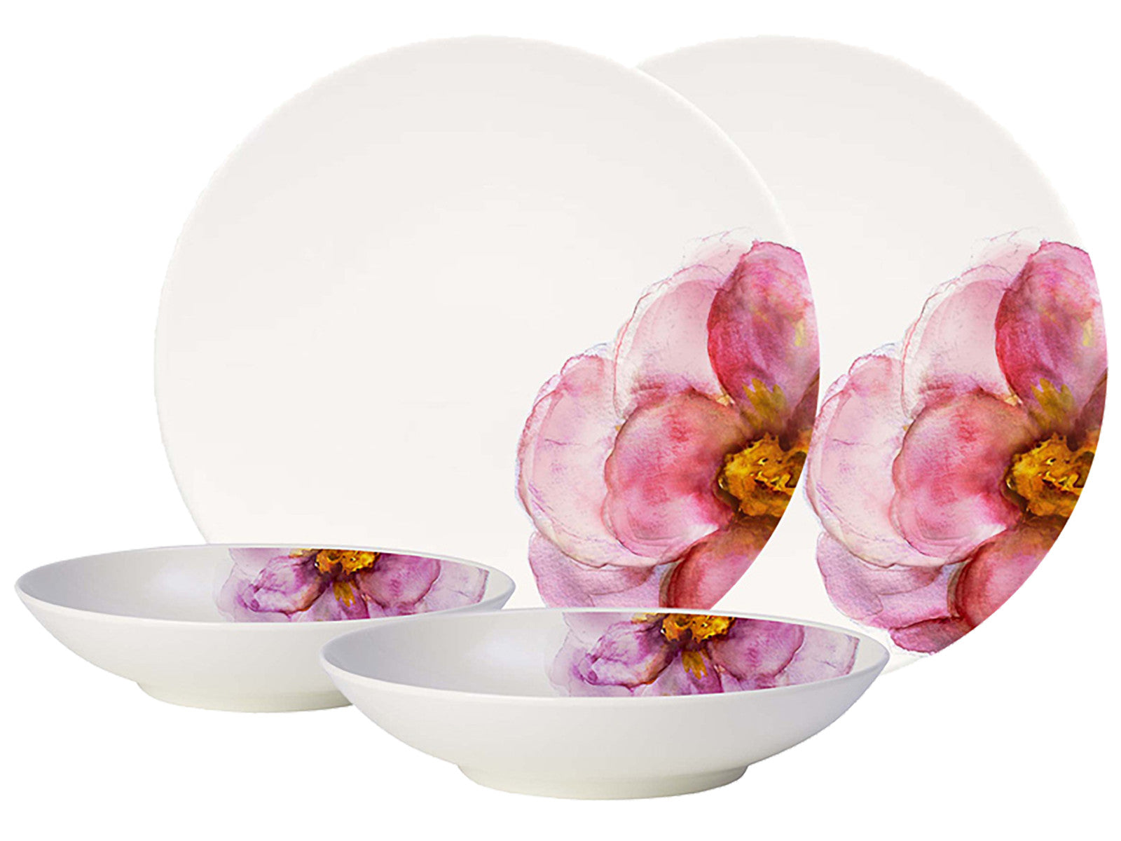Villeroy & Boch Rose Garden Tafelset 4tlg Freisteller