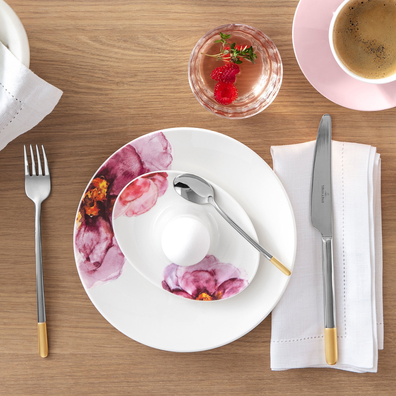 Villeroy & Boch Rose Garden Frühstücksset 8 tlg Lifestyle 2