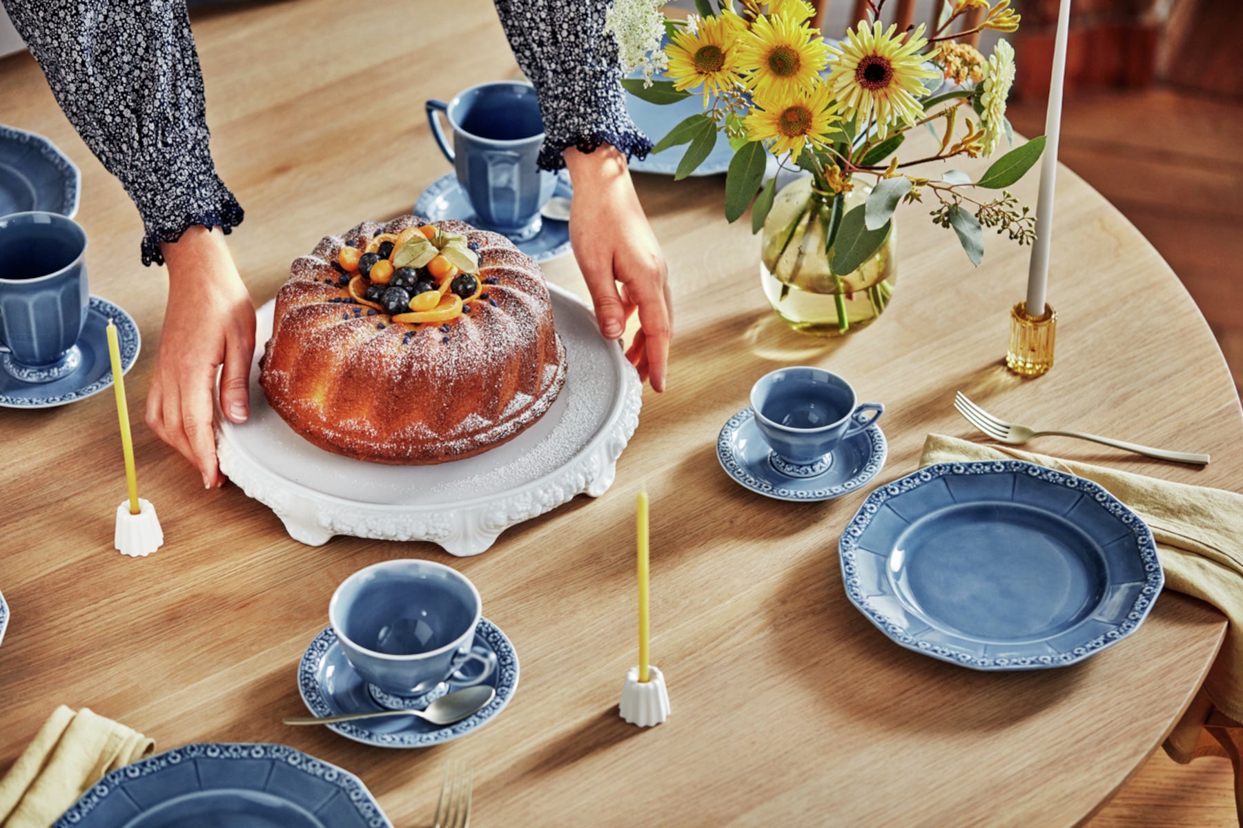 Rosenthal Maria Dream Blue Kaffee-Untertasse 14 cm Lifestyle 2