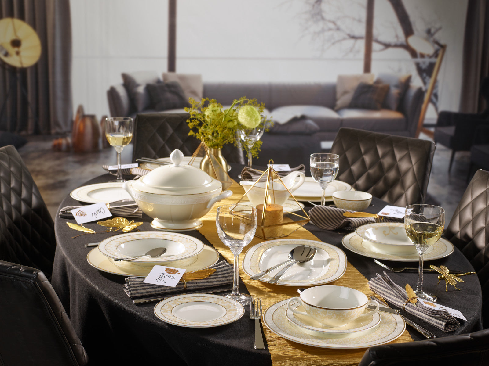 Villeroy & Boch Ivoire Speiseteller 27 cm Lifestyle 3