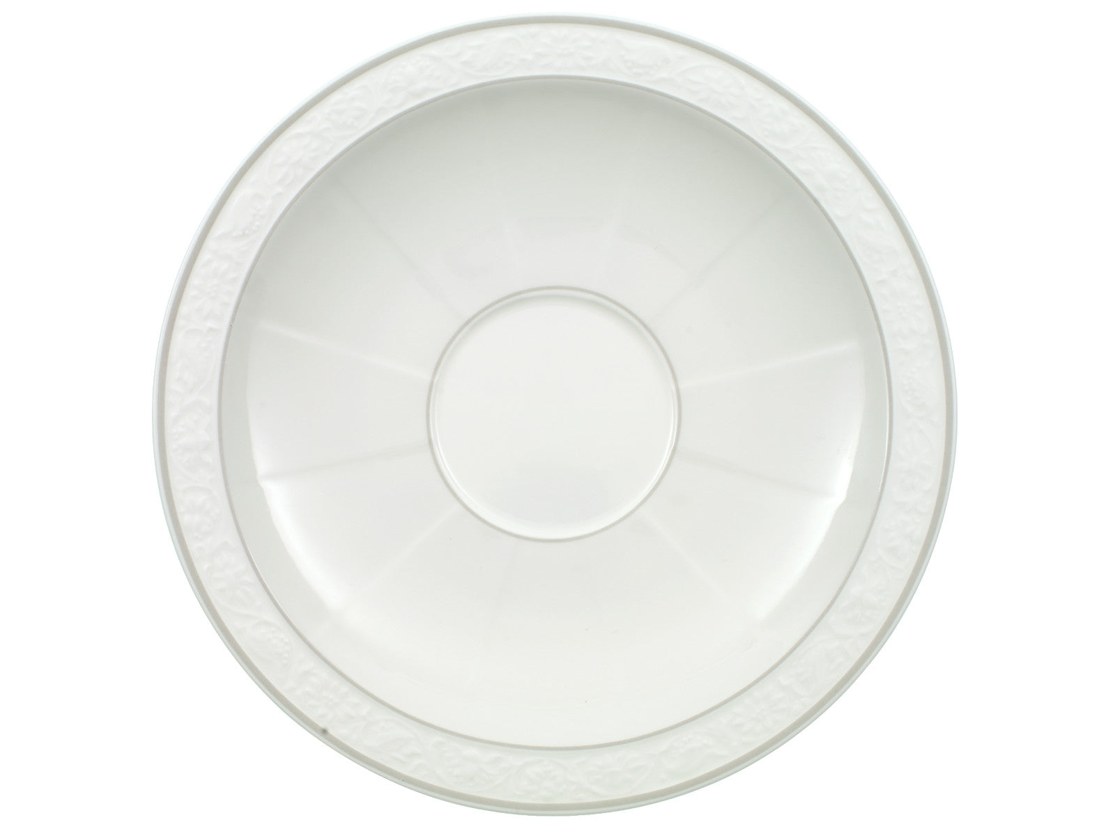 Villeroy & Boch Gray Pearl Frühstücksuntertasse 18 cm Freisteller