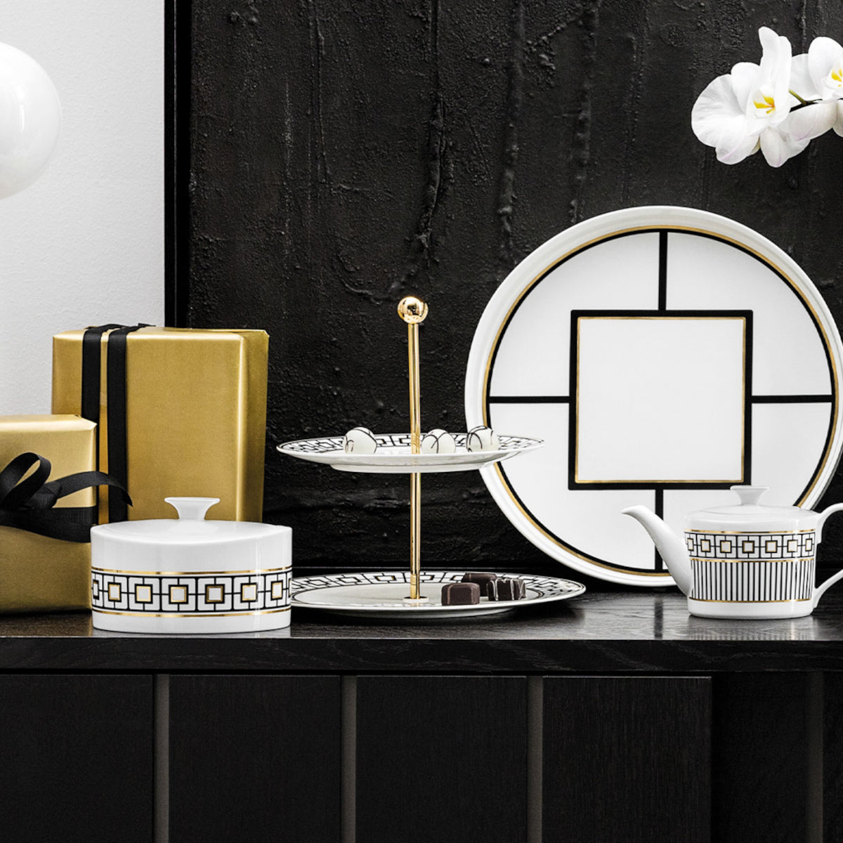 Villeroy & Boch Signature Metrochic Etagere 27,5 x 27,5 x 27 cm Lifestyle 2