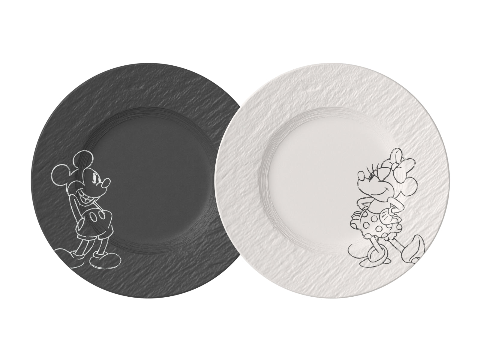 Villeroy & Boch Manufacture Rock - Mickey Mouse Frühstücksteller 2erSet - Produktbild 1