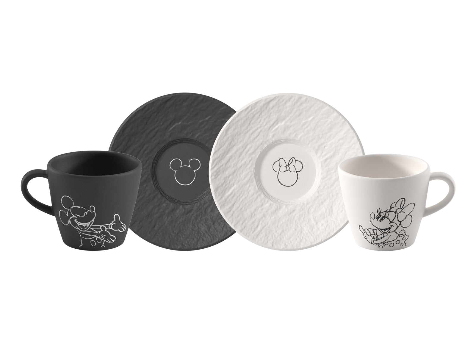 Villeroy & Boch Manufacture Rock - Mickey Mouse Espressotasse m. Untere 4tlg - Produktbild 1