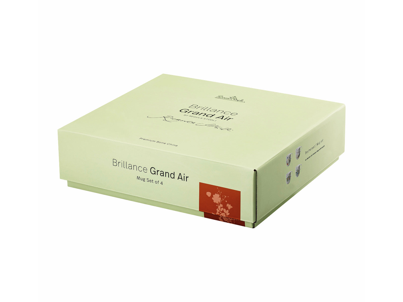 Rosenthal Brillance Grand Air Mixed Becher mit Henkel Set 4tlg Freisteller 4