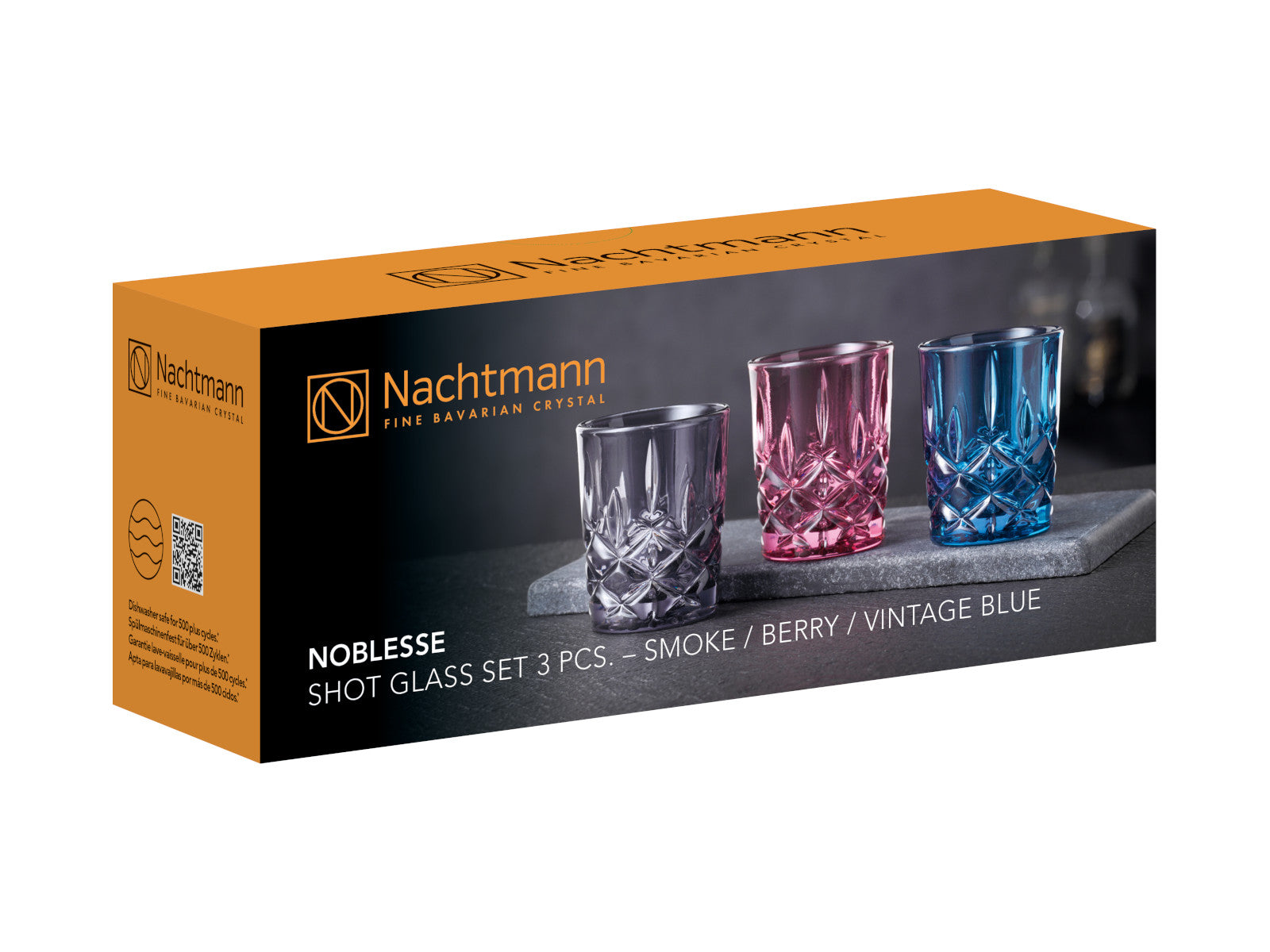 Nachtmann Noblesse Shot Glas / Schnapsglas mehrfarbig Set 3tlg Freisteller 4