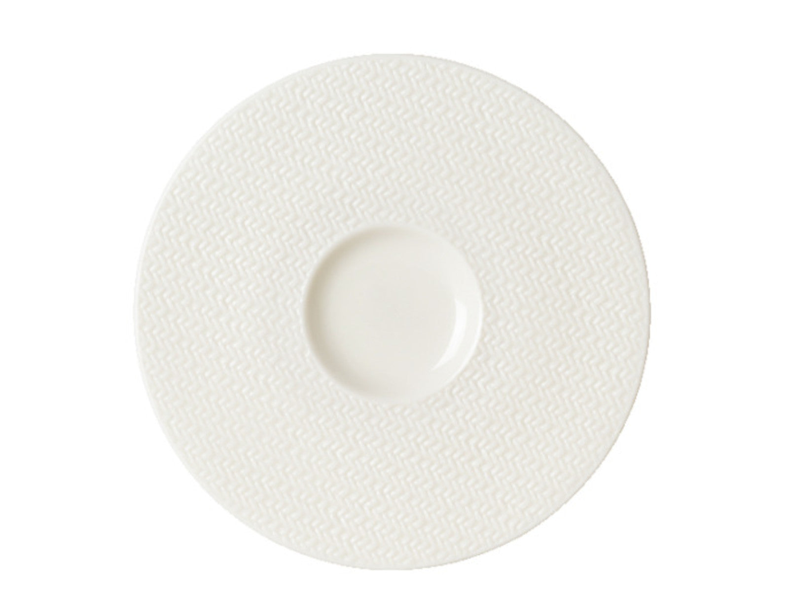 Rosenthal Kumi White tone Kaffee-Untertasse 15cm Freisteller 1