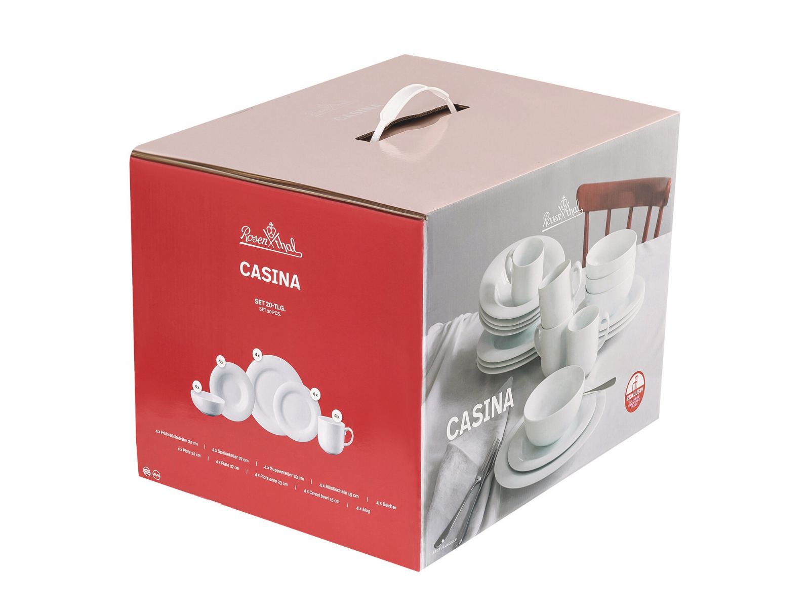 Rosenthal Casina Weiss Tafelset 20tlg - Produktbild 2