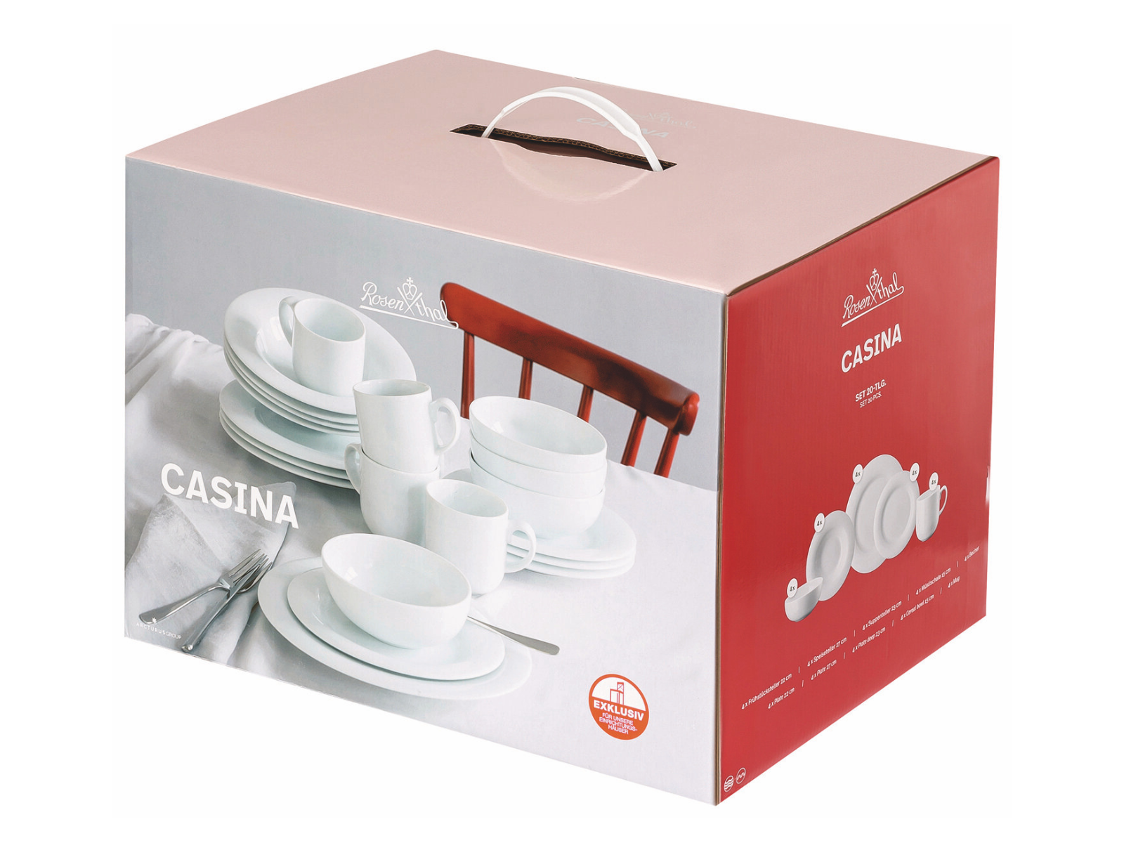 Rosenthal Casina Weiss Tafelset 20tlg - Produktbild 3