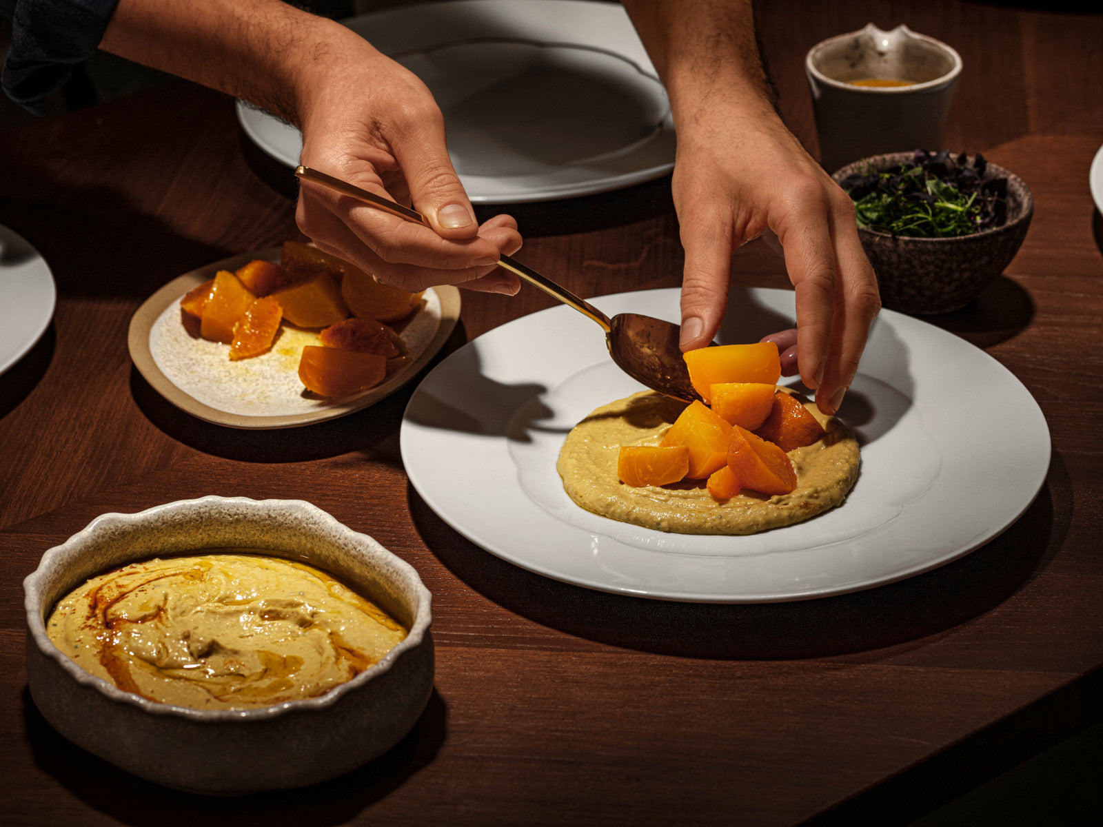 Rosenthal Sonetto Bianco Teller flach 30 cm Lifestyle 3