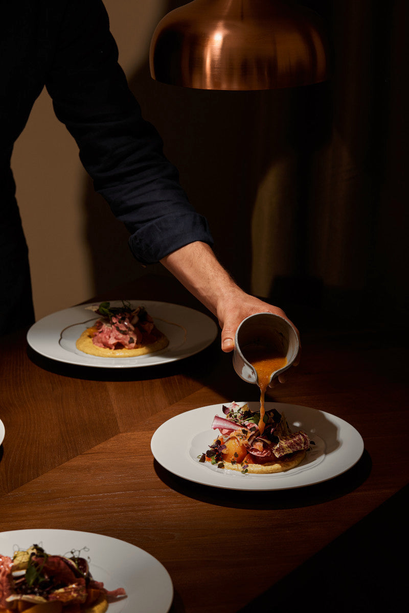 Rosenthal Sonetto Bianco Teller flach 23 cm Lifestyle 1