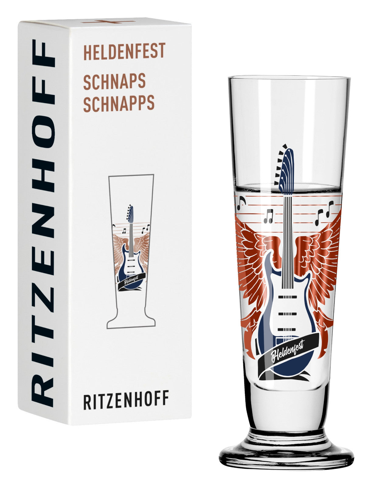 RITZENHOFF Heldenfest Schnapsglas (A.Behnke) H25 #17 Freisteller 1