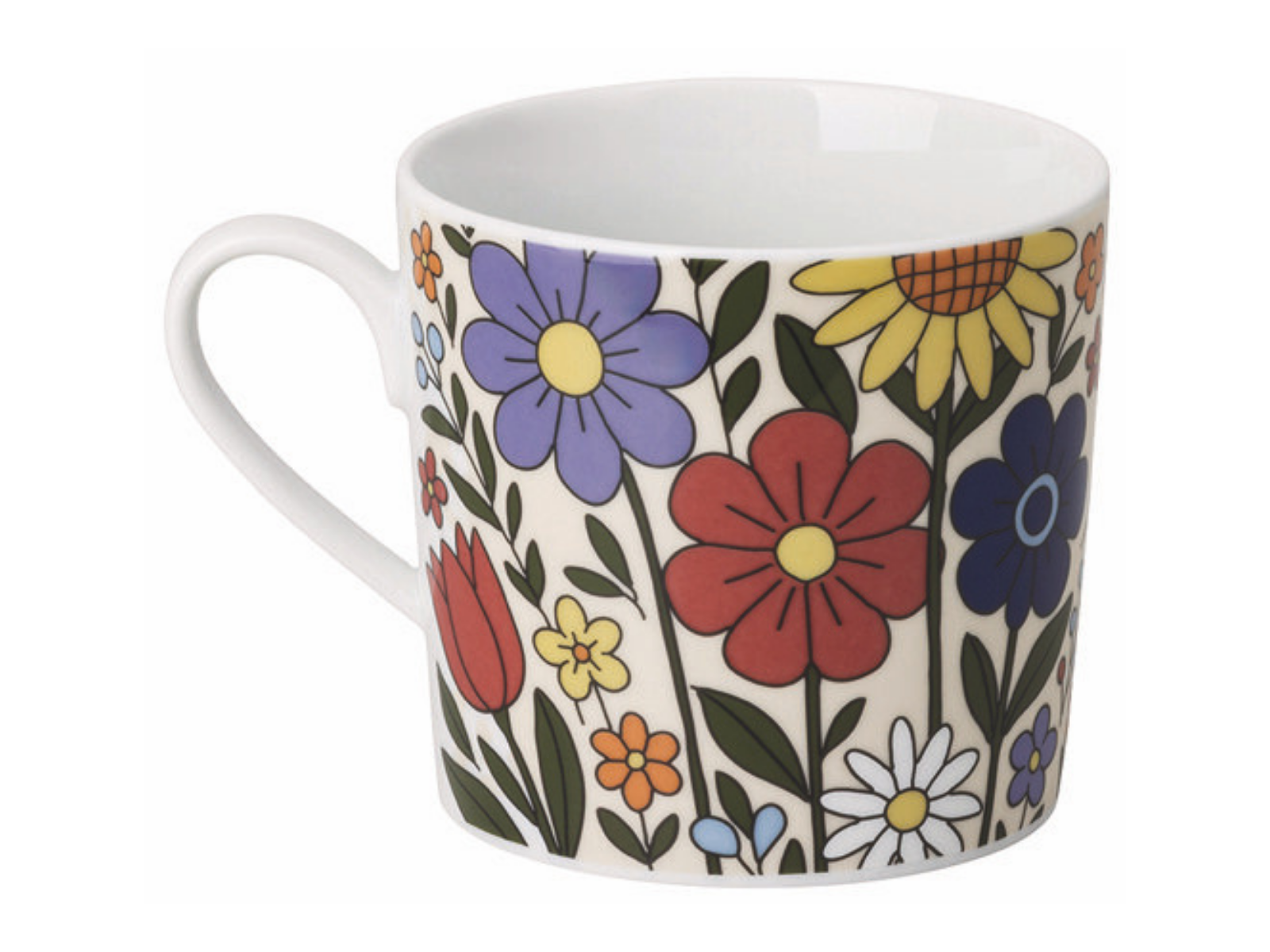 Rosenthal Home Flower Farm Flora Becher mit Henkel 0,38l