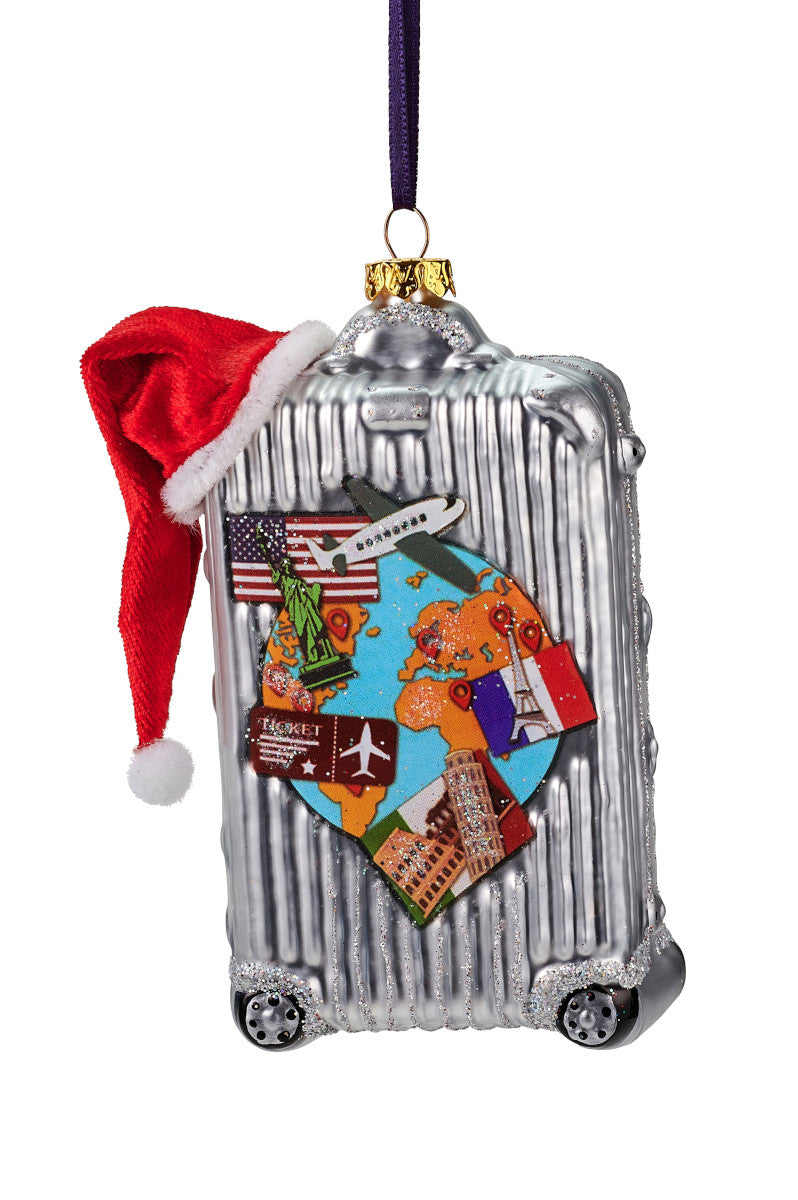 Giftcompany Hänger Koffer silber 4,5cm (1 Stück)