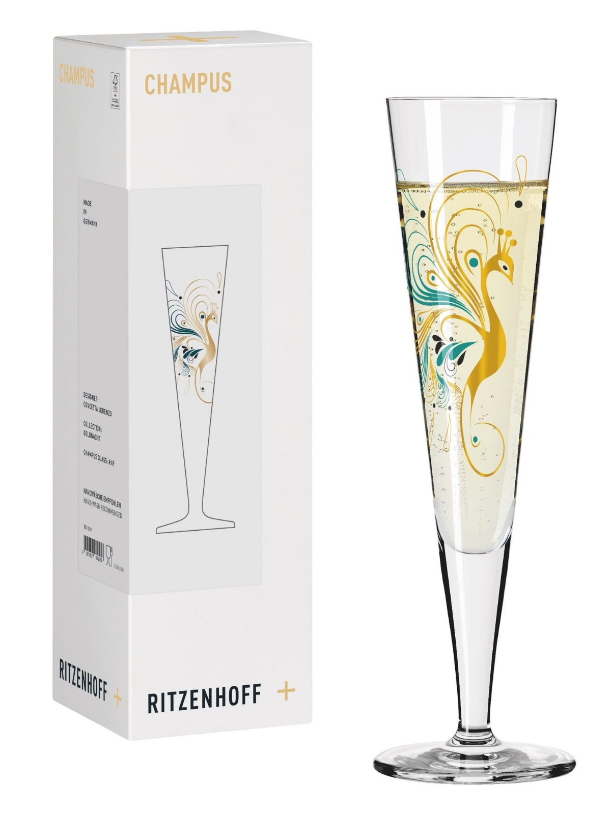 Ritzenhoff Goldnacht Champus #49 C. Lorenzo F26 - Produktbild 3
