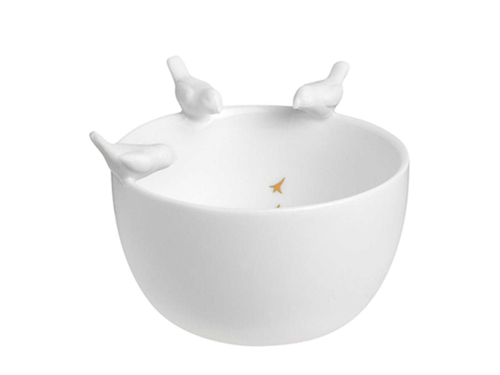 räder Porzellangeschichten Schale Vögel weiß 8cm - Produktbild 1