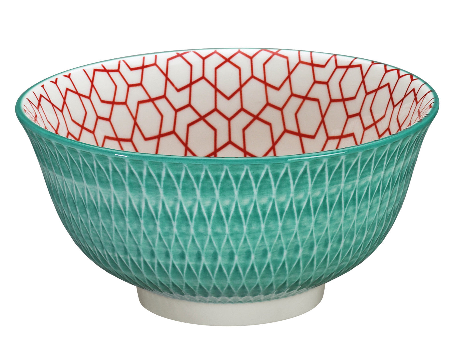 Cilio AMICI Bowl Rauten türkis 15,5 cm Freisteller 