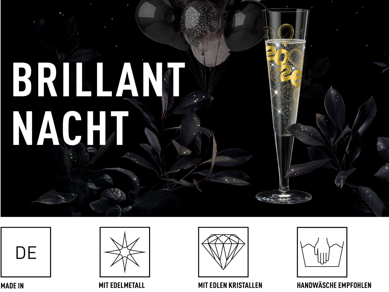 RITZENHOFF Brillantnacht Champusglasglas RDT 2026 Lifestyle 2
