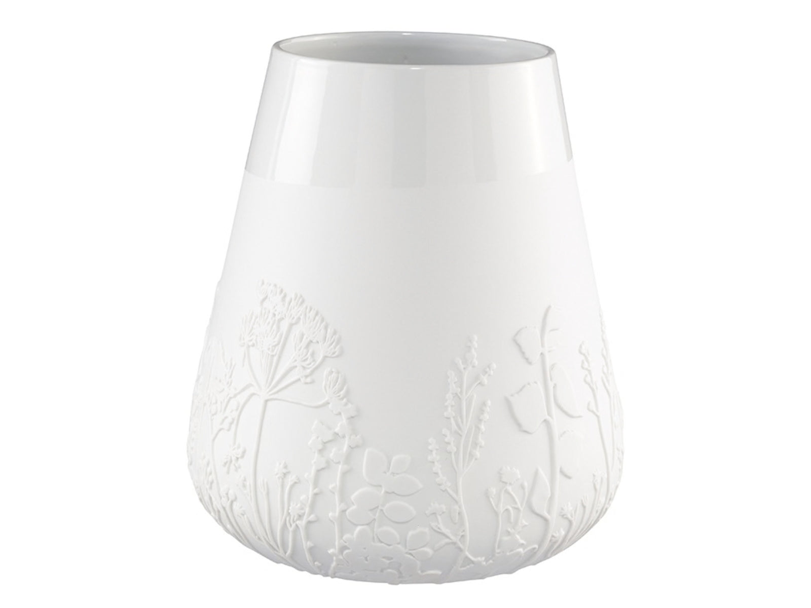 räder Poesie Porzellanvase Blumen weiß 26cm - Produktbild 1