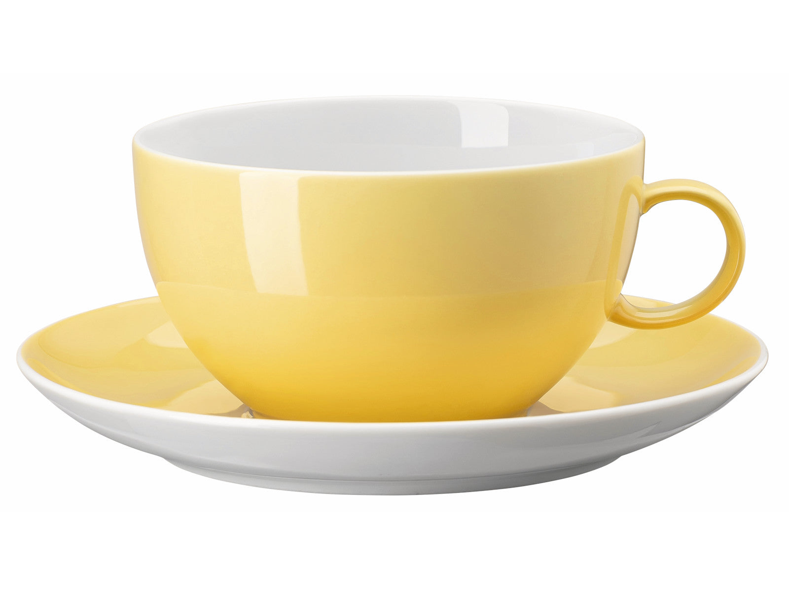 Thomas Sunny Day Soft Yellow Cappuccinotasse 2tlg. Freisteller 1