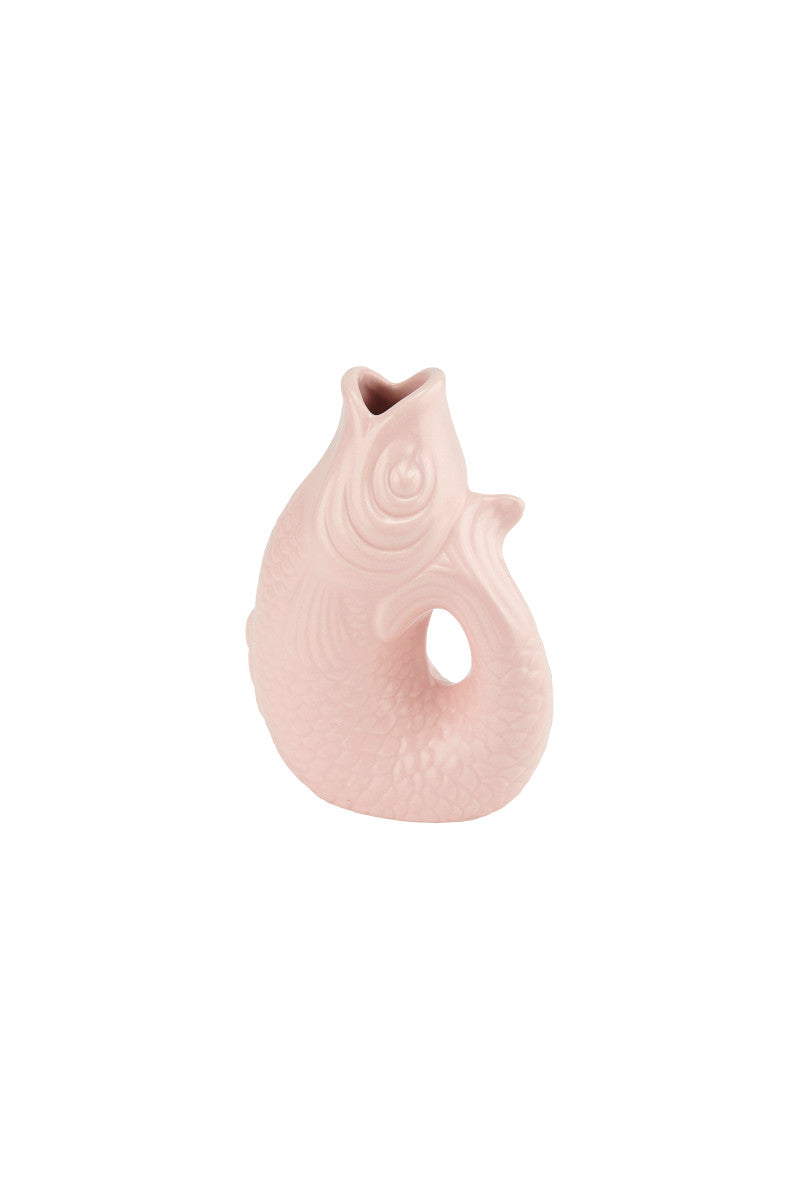 Giftcompany Monsieur Carafon Vase / Karaffe Fisch XS sea pink 0,2l Freisteller