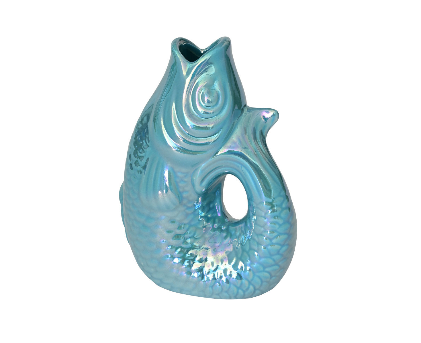 Giftcompany Monsieur Carafon Vase / Karaffe Fisch XS rainbow ocean 0,2l