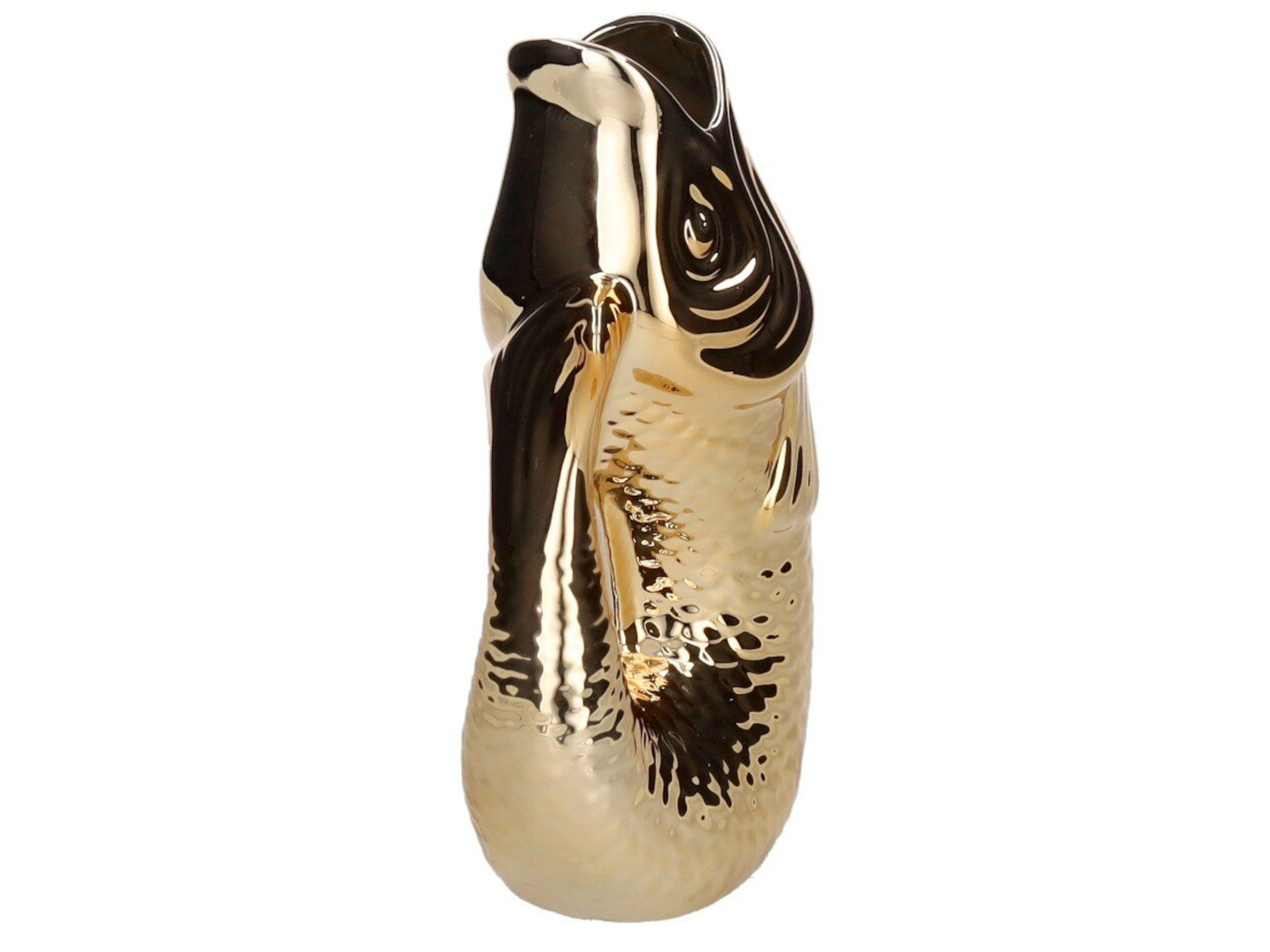 Giftcompany Monsieur Carafon Vase / Karaffe Fisch S gold 1,2l Freisteller 2