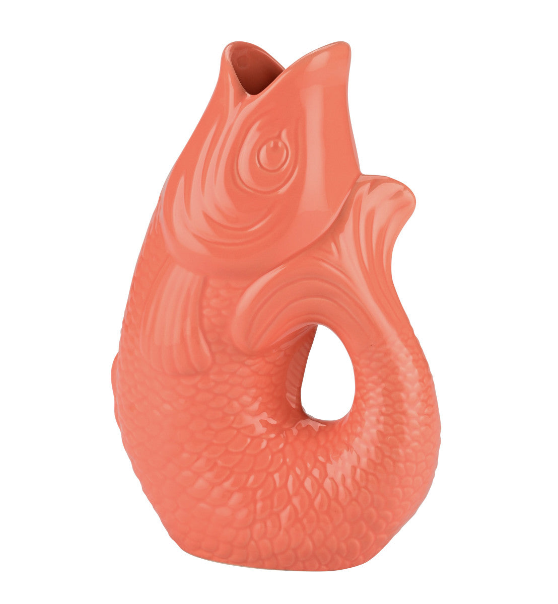 Giftcompany Monsieur Carafon Vase / Karaffe Fisch S salmon 1,2l Freisteller
