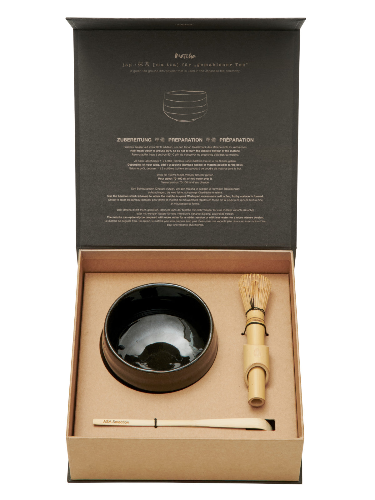 ASA moribana Matcha-Set kombu shiny 3tlg Freisteller 2