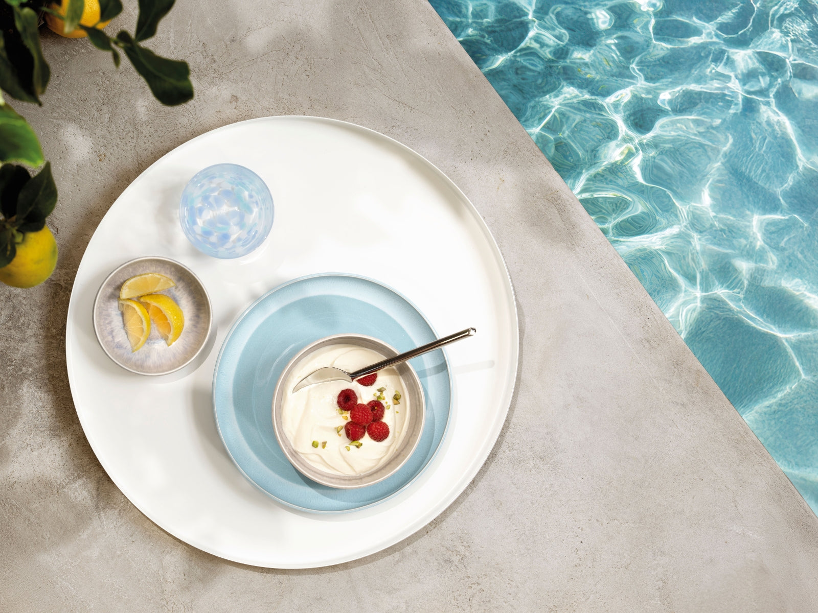 like. by Villeroy & Boch Perlemor Aqua Teller 24cm - Produktbild 3