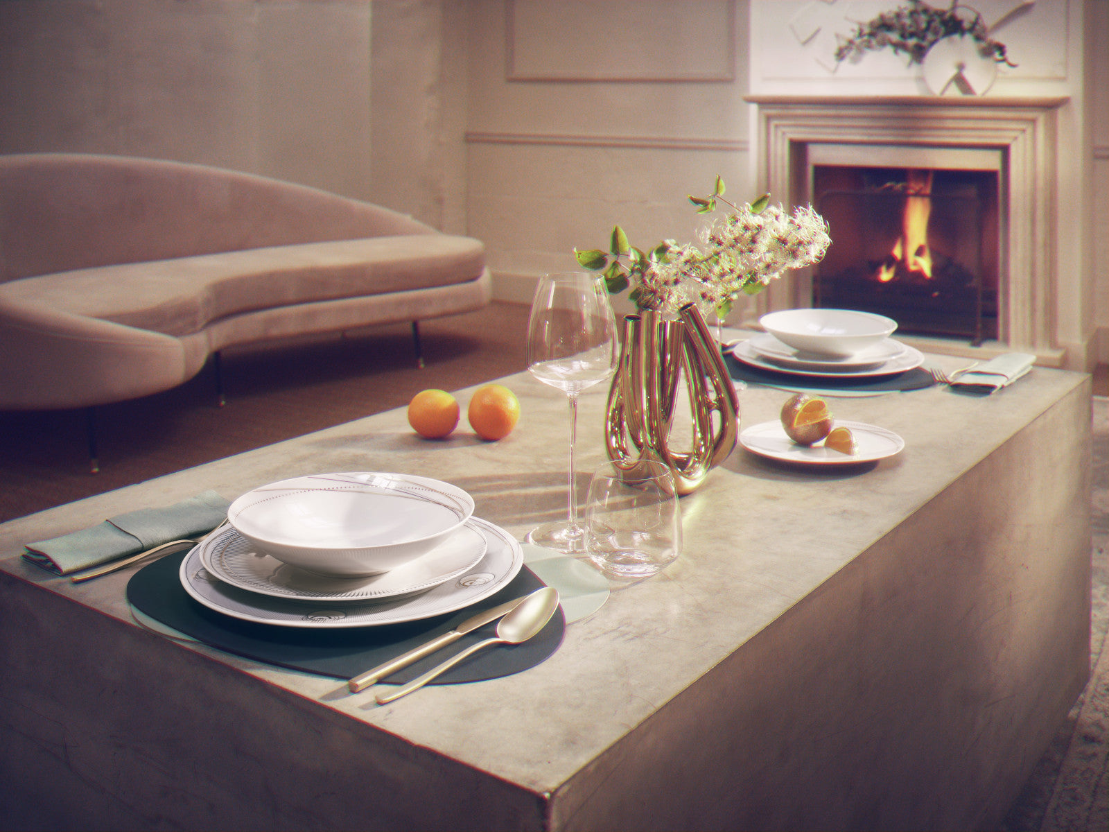 Rosenthal TAC Gropius Glitch Espresso-Untertasse 11cm Lifestyle 6