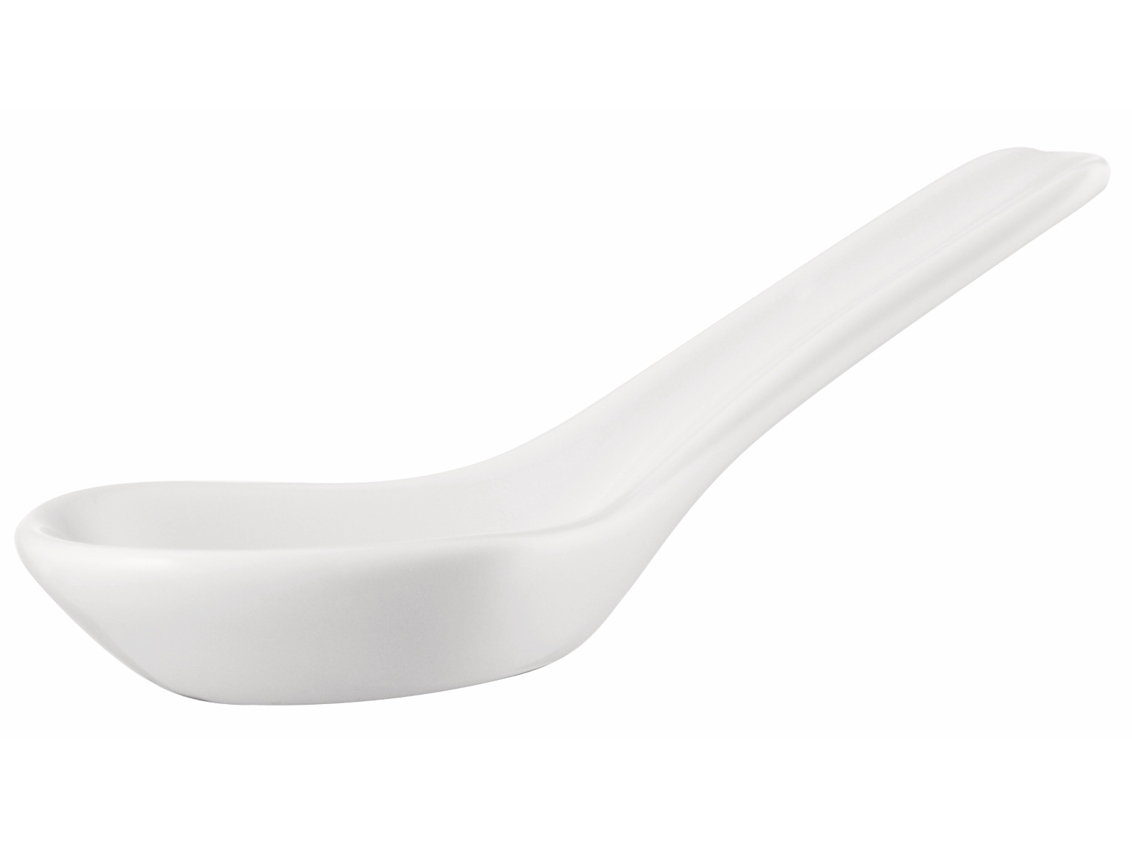 Thomas Trend Weiss Porzellanlöffel 13 cm Freisteller 1